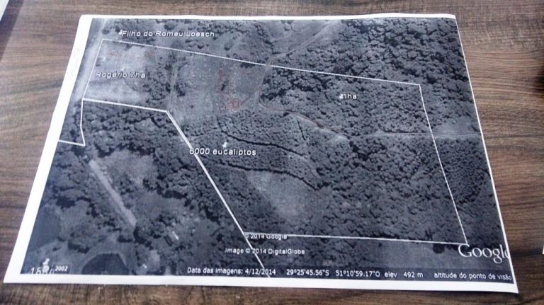 B-535     ÁREA DE TERRAS COM FANTÁSTICA VISTA PANORÂMICA NA DIVISA DE NOVA PETRÓPOLIS COM LINHA NOVA!!!