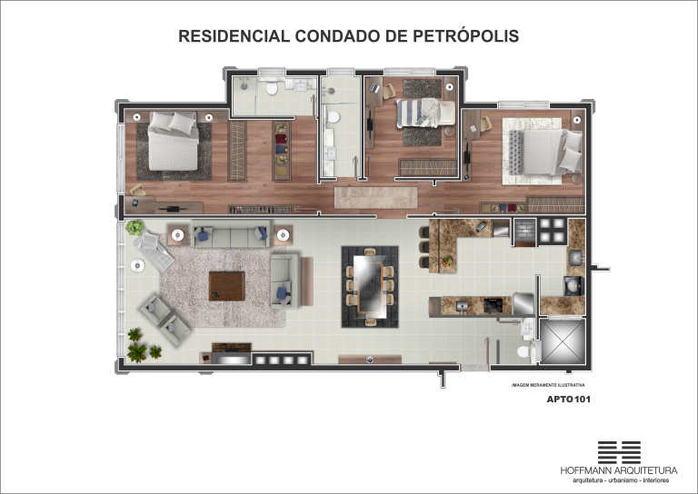 B-1651     APARTAMENTO ALTO PADRÃO NO CENTRO DE NOVA PETRÓPOLIS/RS